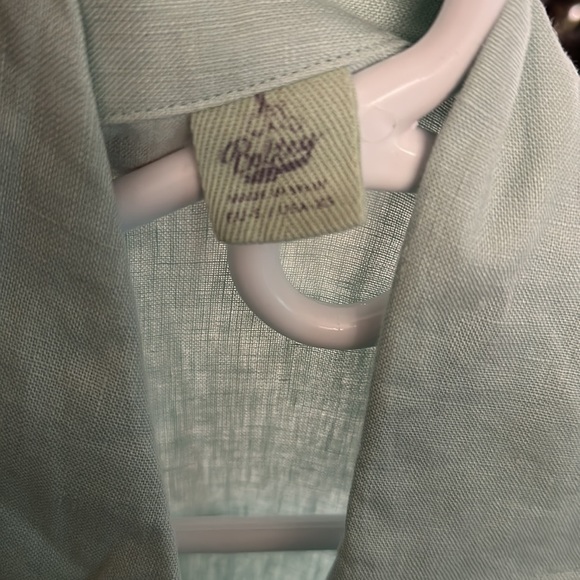 Made in Spain linen button down - Picture 2 of 3